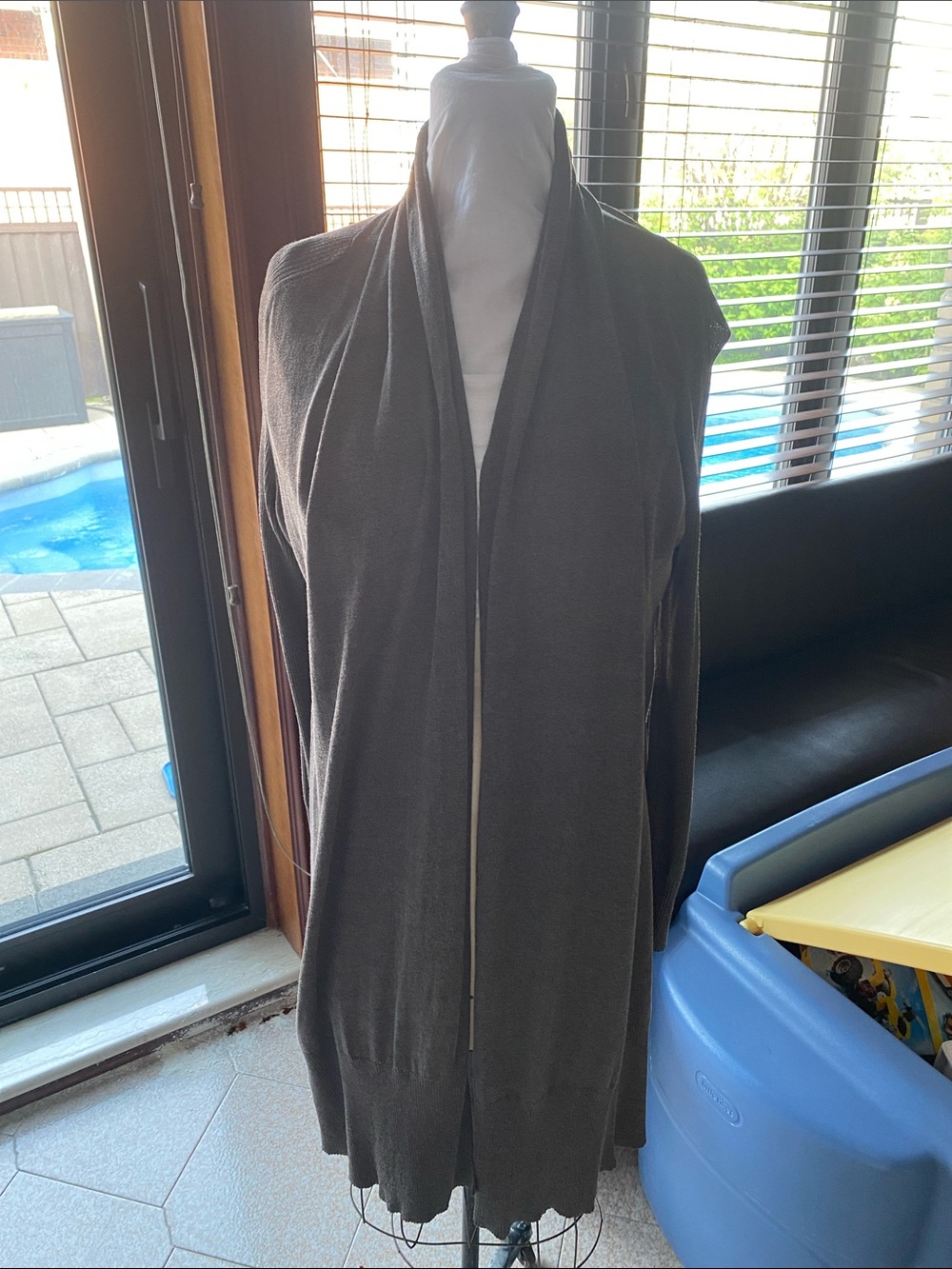 Banana Republic Long Open-Front Cardigan